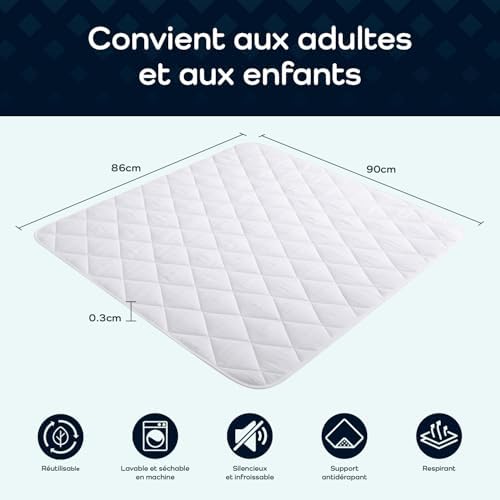 Vue 2 de Protegematelas Lavable De Guardedsleep