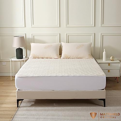 Vue 2 de Protegematelas Matelasse Impermeable De