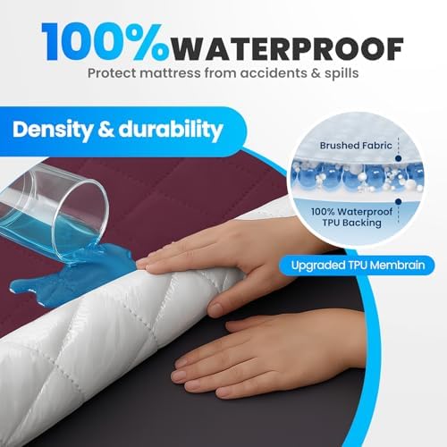 Vue 3 de Cycmaco Protege Matelas Impermeable