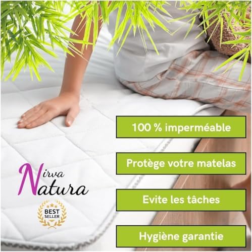 Vue 3 de Protege Matelas Fibre De