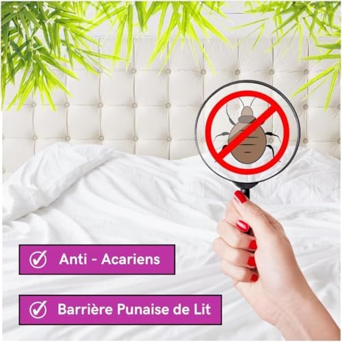 Vue 4 de Protege Matelas Fibre De