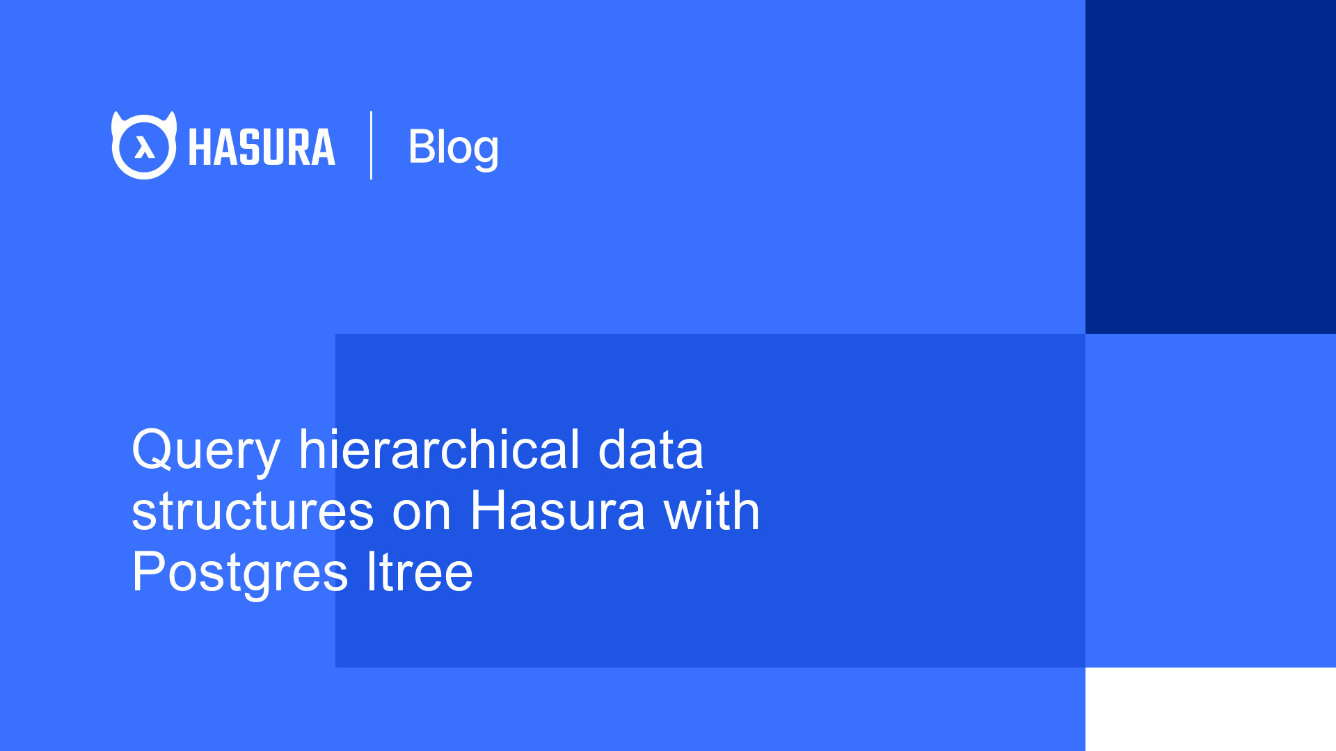 Query hierarchical data structures on Hasura with Postgres ltree