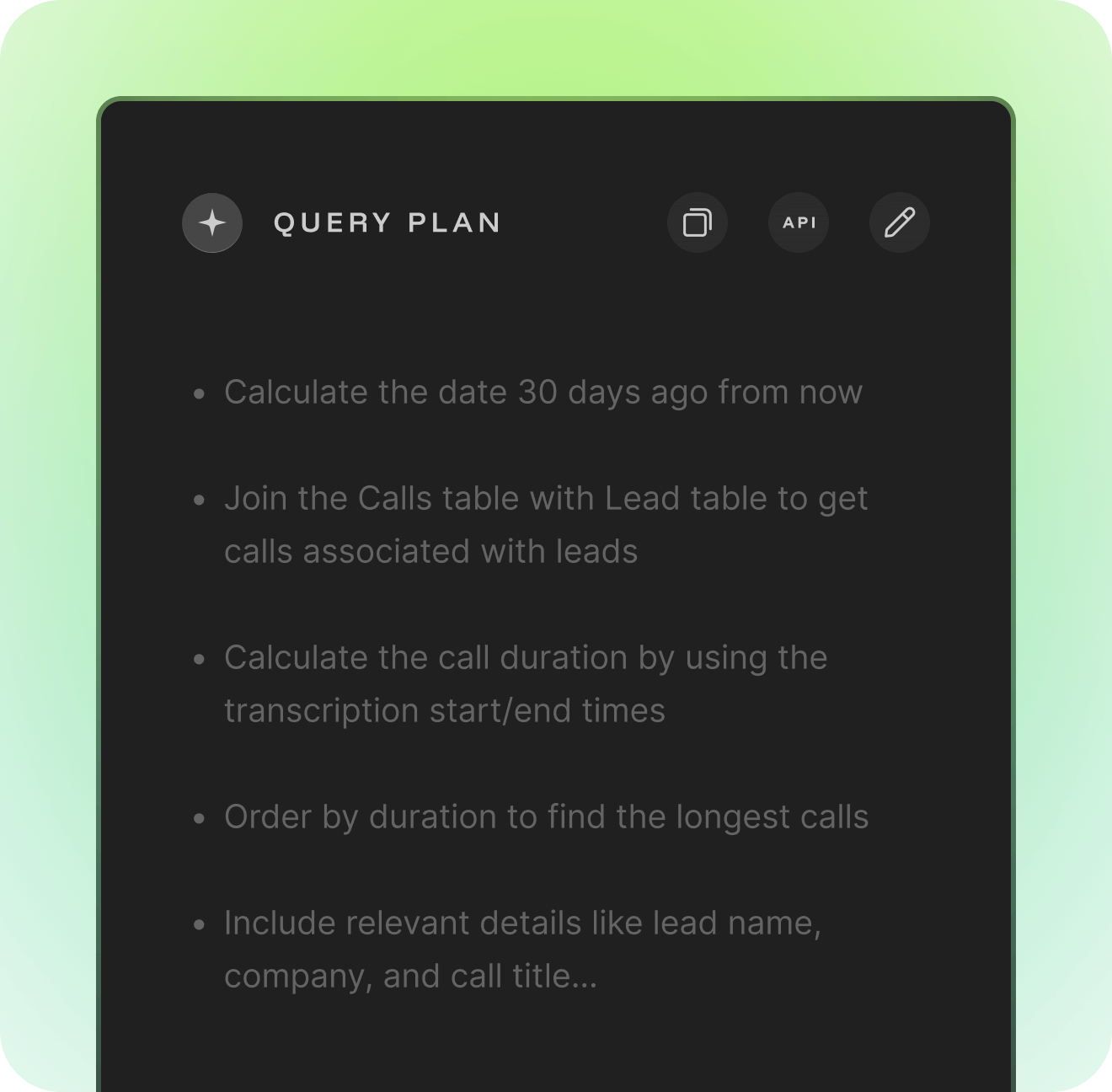 Query Plan