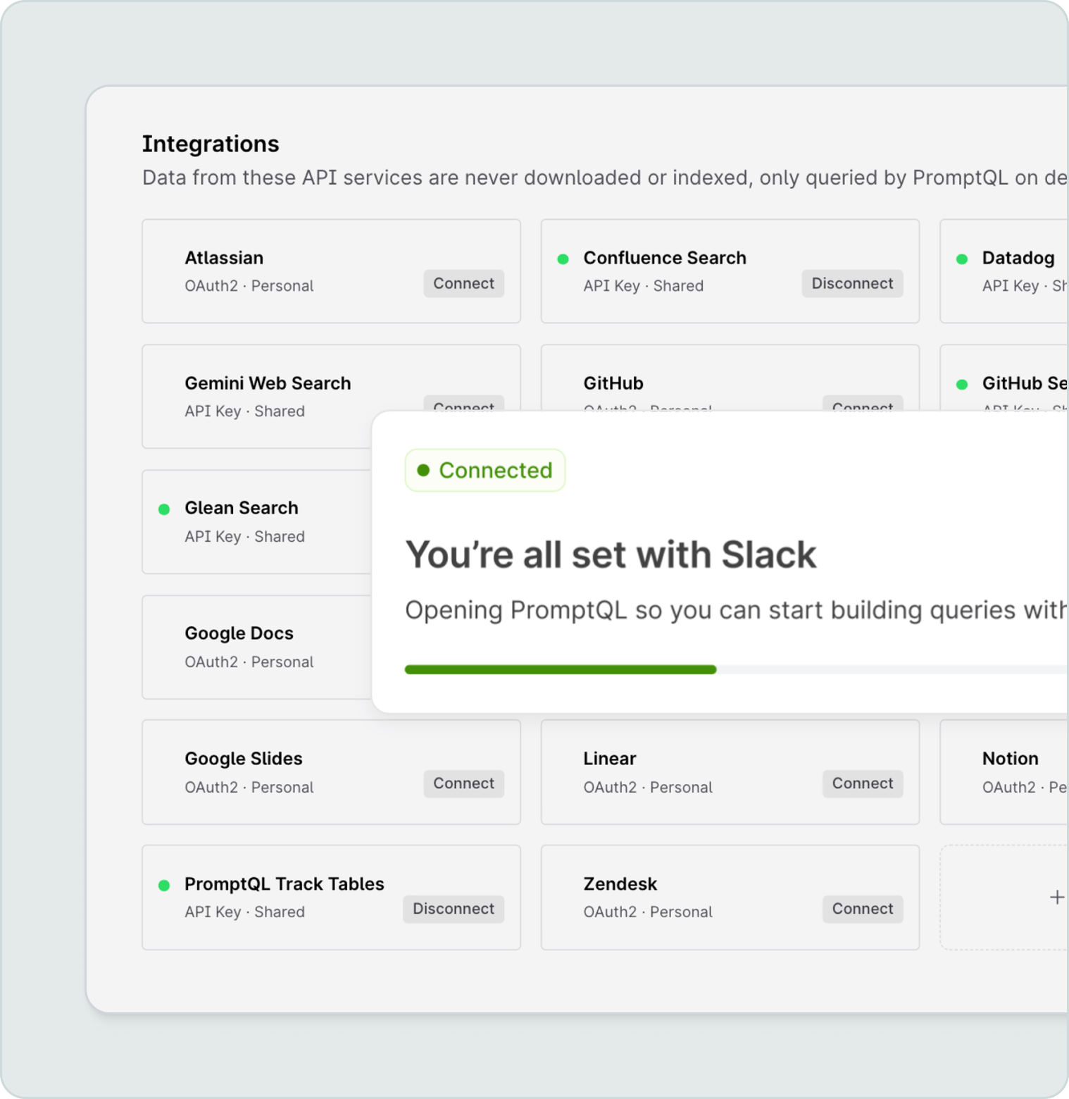 No upfront context engineering
