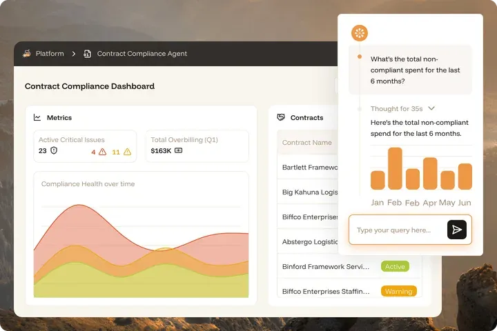 Contract Compliance Agent UI
