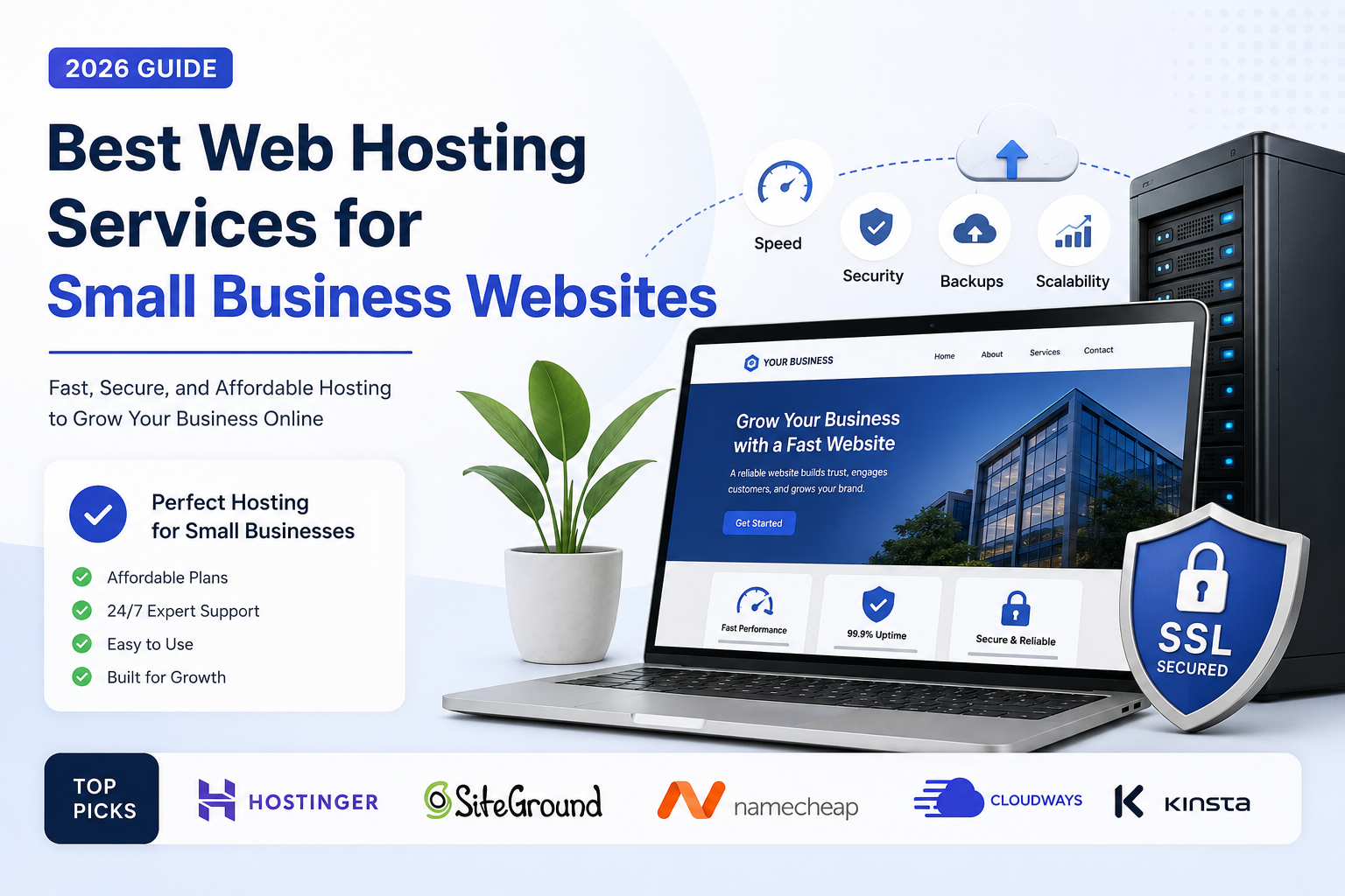 Best Web Hosting Services for Small Business Websites in 2026