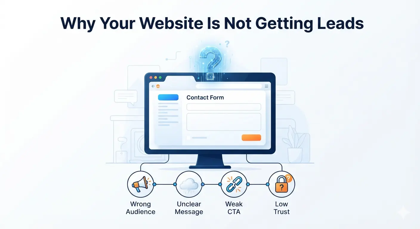 Why Your Website Is Not Getting Leads