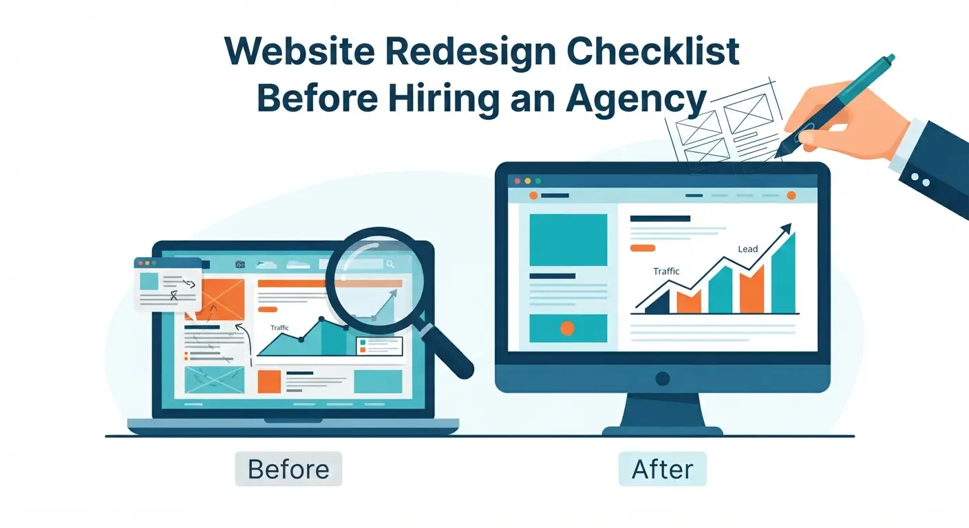 Website Redesign Checklist Before Hiring an Agency