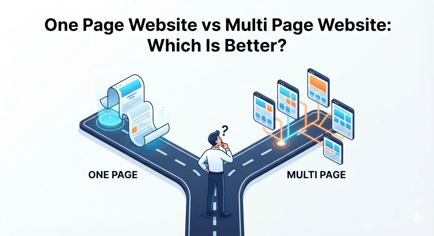 One Page Website vs Multi Page Website: Which Is Better?