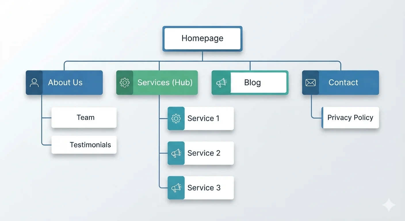 Website structure
