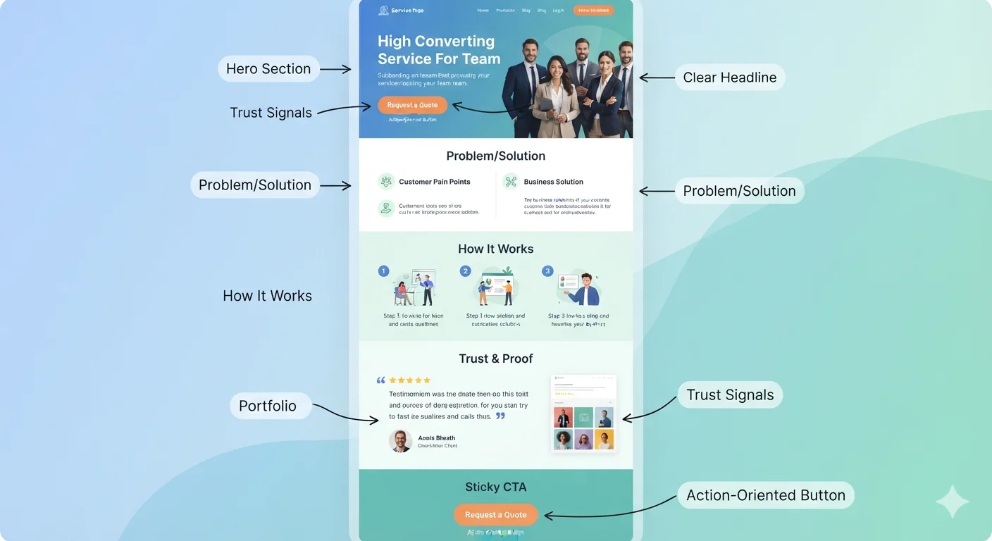 Anatomy of a High-Converting Service Page