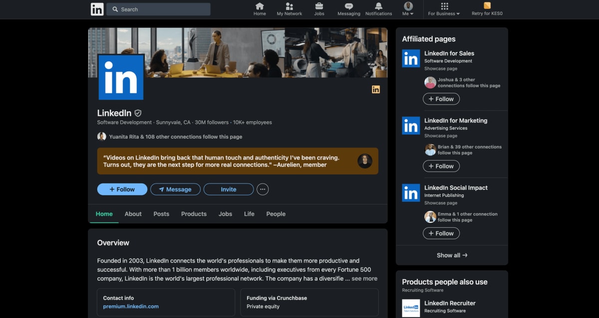 LinkedIn Optimization