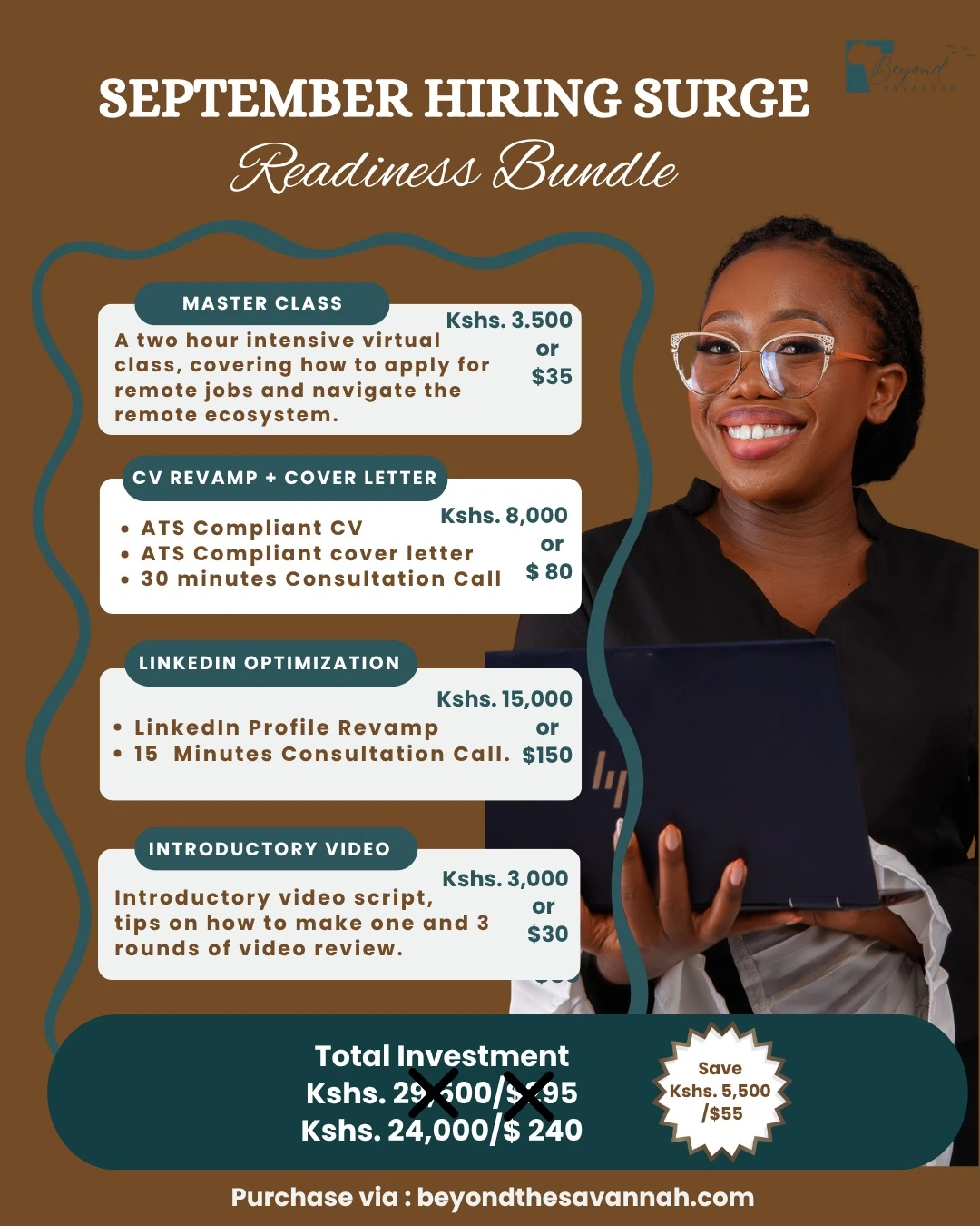 beyond the savannah, September Hiring Surge,Readiness Bundle service image