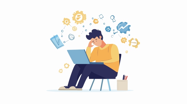 Icon representing restlessness in ADHD