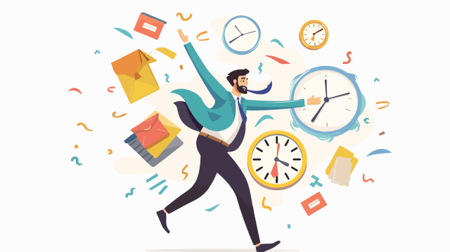 Icon showing poor time management challenges in ADHD