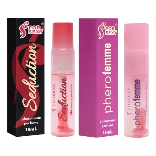 PERFUME COM FEROMÔNIO SEDUCTION E PHEROFEMME