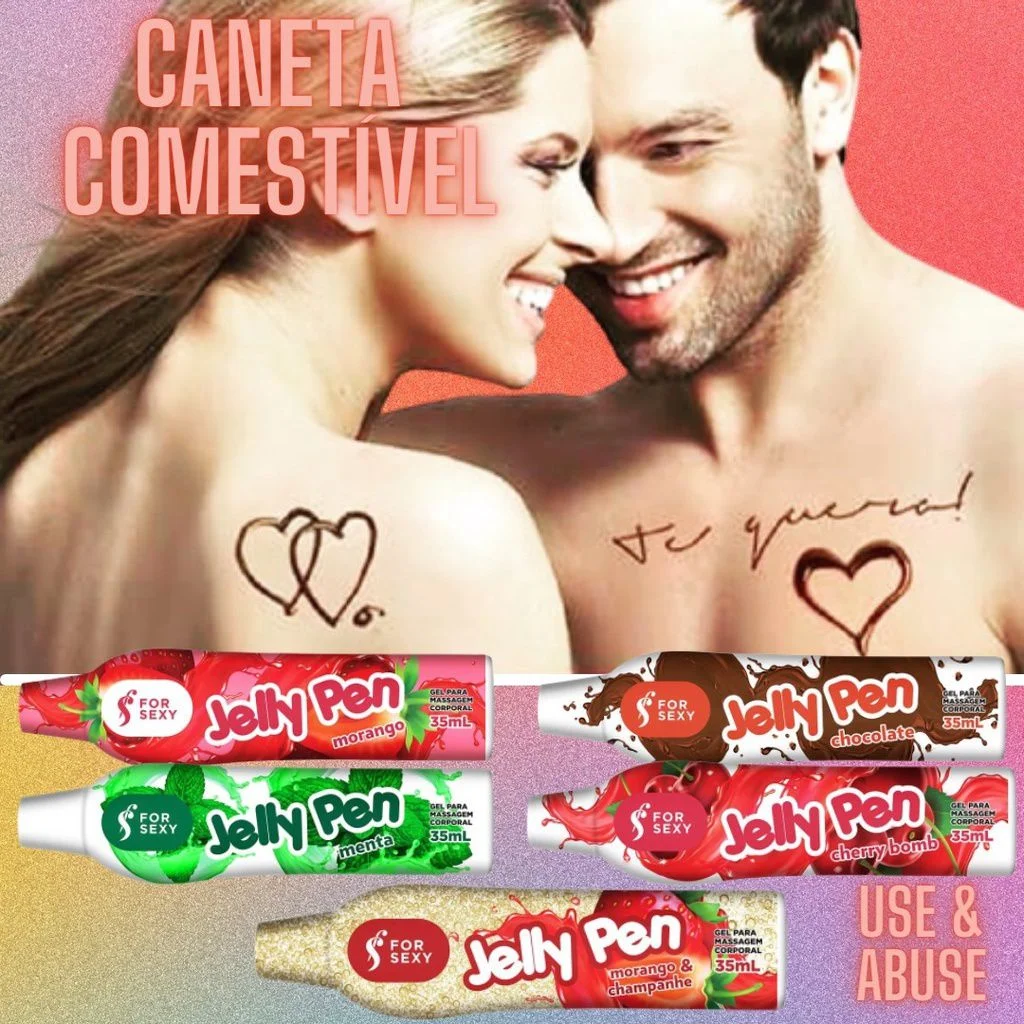 CANETA COMESTÍVEL - JELLY PEN