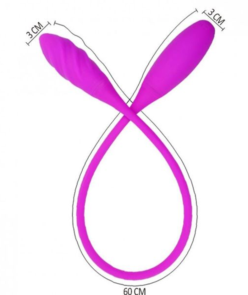 VIBRADOR DUPLO FLEXÍVEL
