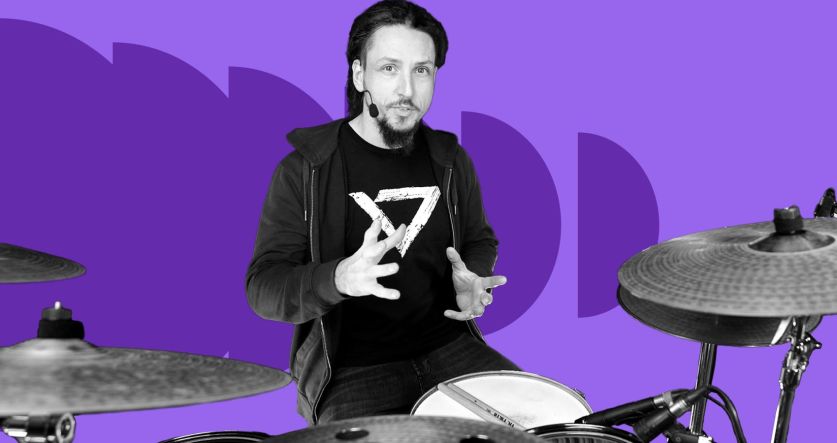 La Batteria dei Destrage con Federico Paulovich