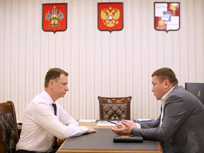 И.о. главы Сочи Андрей Прошунин провел рабочую встречу с заместителем Олегом Бурлевым