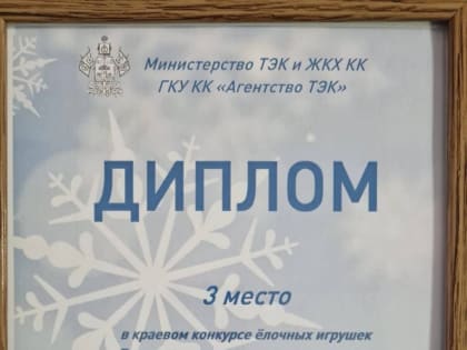 Юная жительница Красносельского стала победительницей в краевом конкурсе елочных игрушек из вторсырья