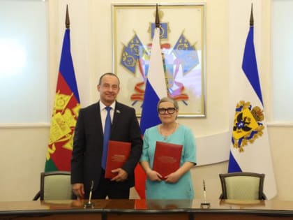 ​Парламенты Краснодарского края и Херсонской области подписали соглашение о сотрудничестве