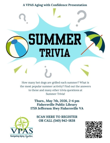 Summer Trivia w/ Valley Program for Aging Services (VPAS)