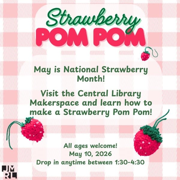Strawberry Pompoms