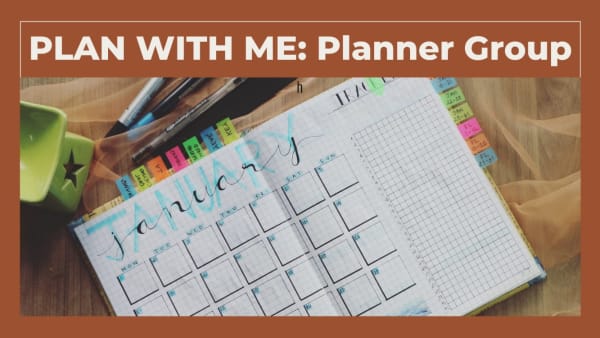 Plan with Me: Planner and Journal Craft Program