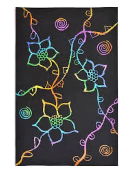 Art Drop-In: Scratch art