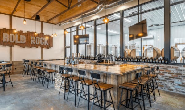 Bold Rock Distillery at The Barrel Barn