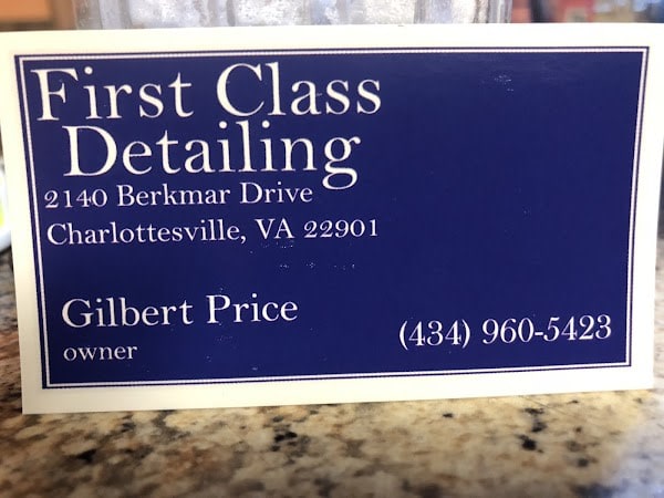 First Class Detailing