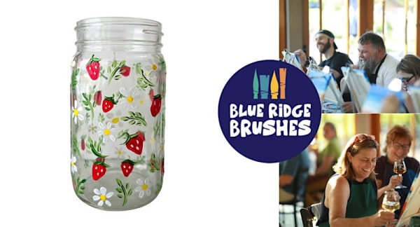 Paint + Sip: "Floral Mason Jar" at Winery On The Ridge