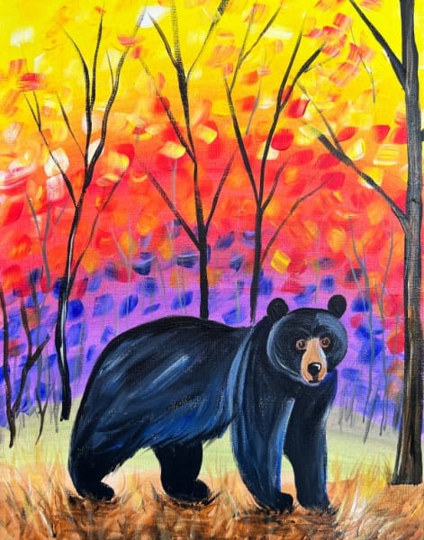 Paint Night For Adults - "Bear Forest"
