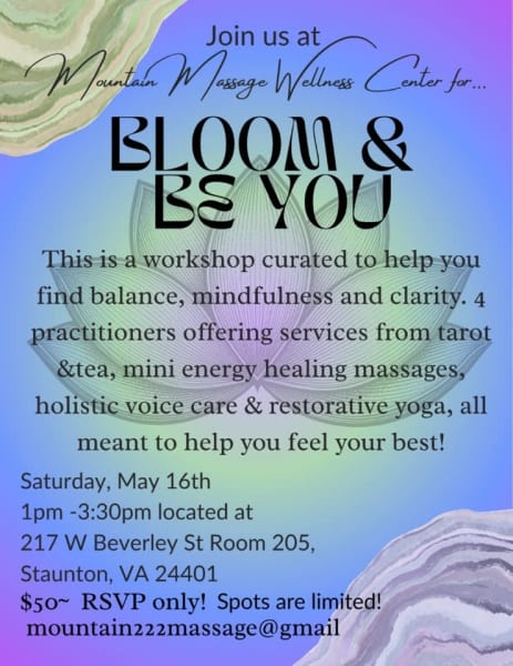 Bloom & Be You workshop
