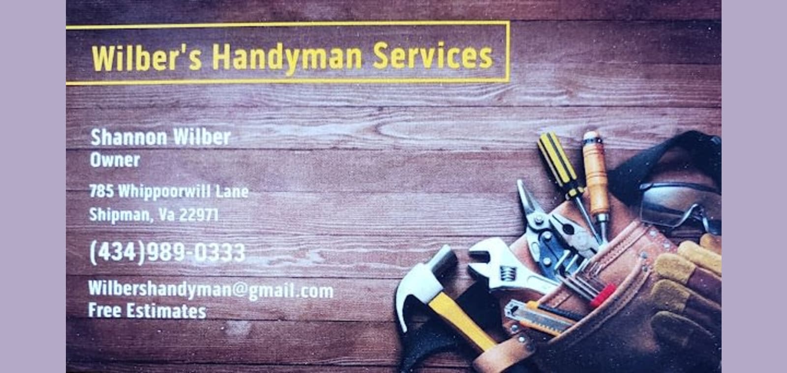 Wilber's Handyman Services — image 1