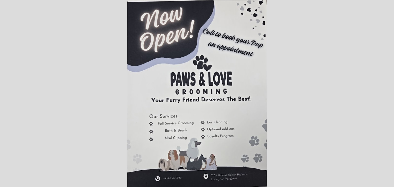 Paws & love grooming LLC — image 1