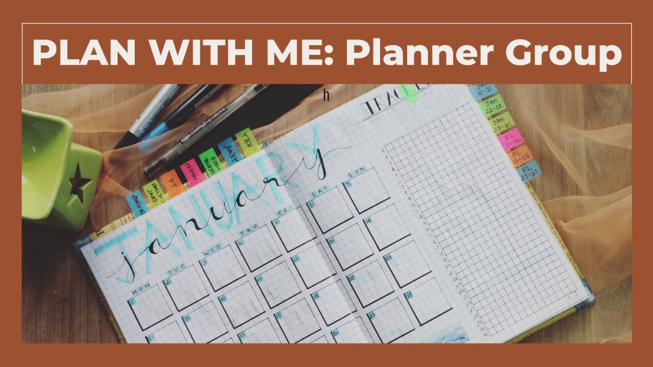 Plan with Me: Planner and Journal Craft Program