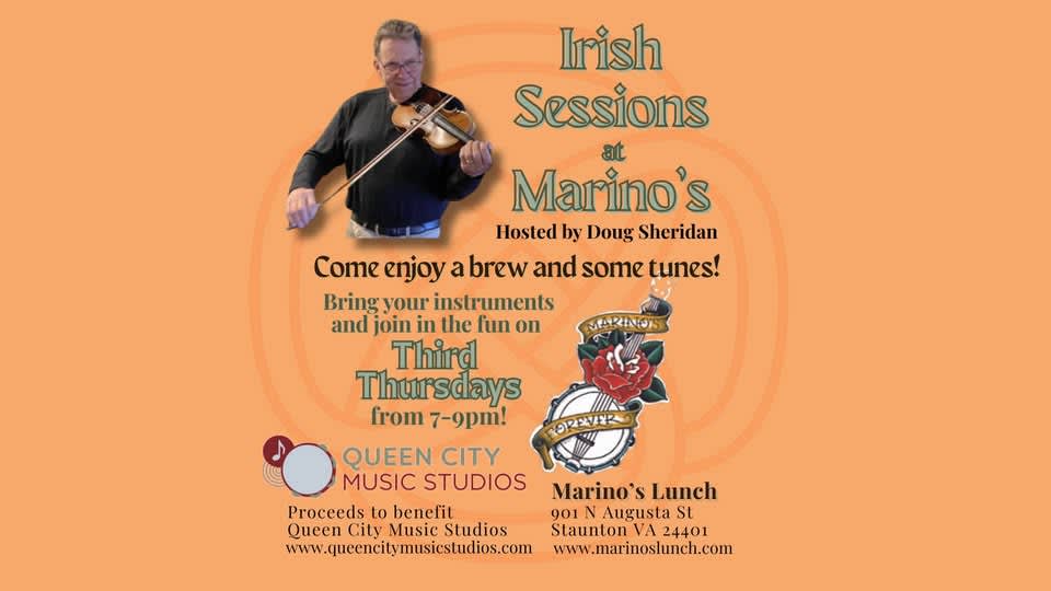Irish Sessions at Marino’s hosted by Doug Sheridan