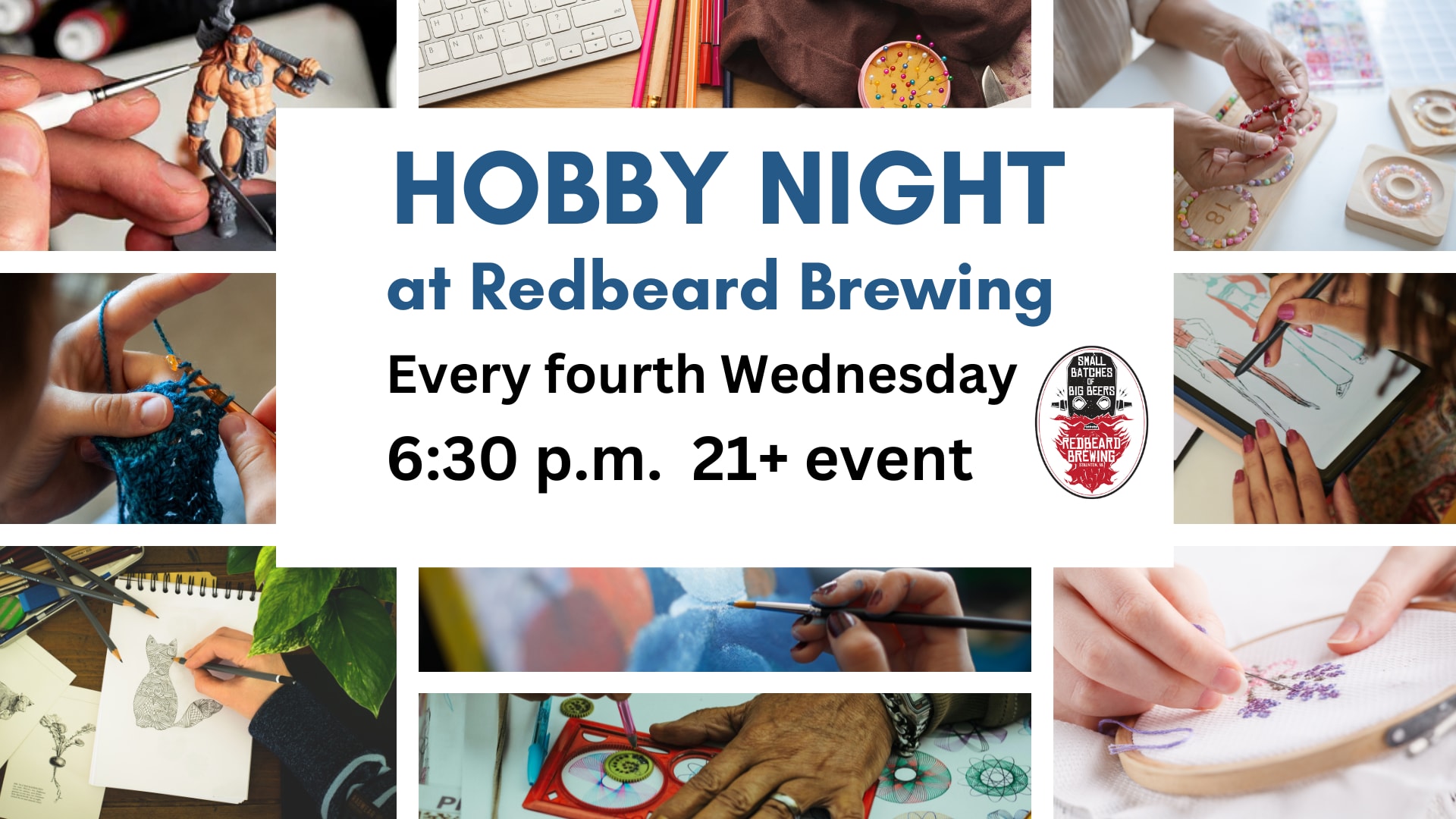 Hobby Night at Redbeard!