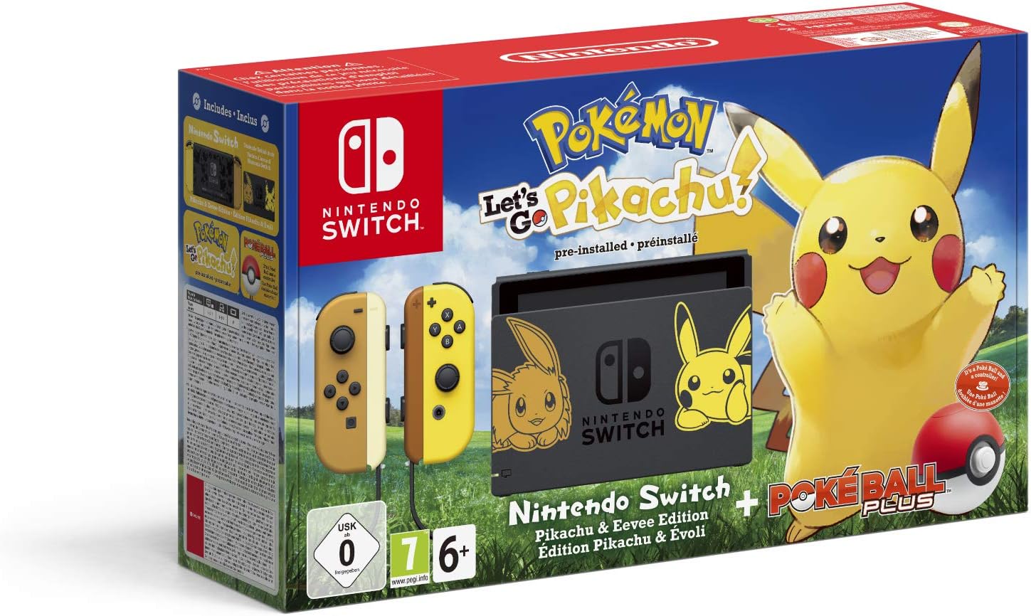 Nintendo Switch Pikachu Evoli