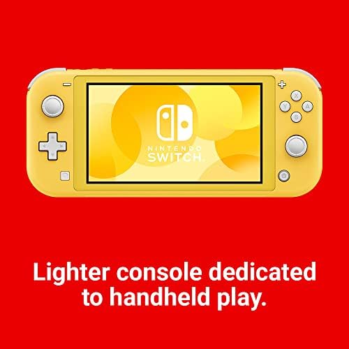 Vue 3 de Nintendo Switch Lite Yellow