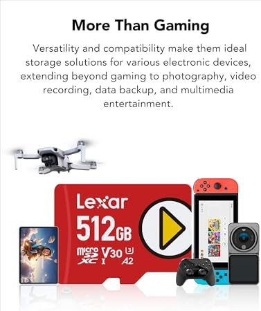 Vue 7 de Lexar Play Carte Micro