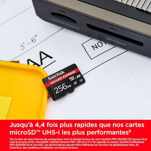 Vue 3 de Sandisk Express Carte Microsd