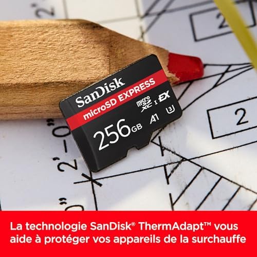 Vue 7 de Sandisk Express Carte Microsd