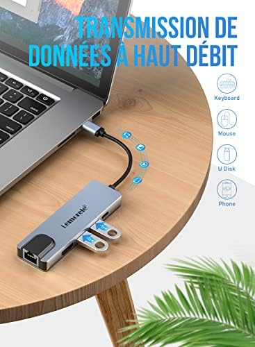 Vue 5 de Lemorele Hub Usb