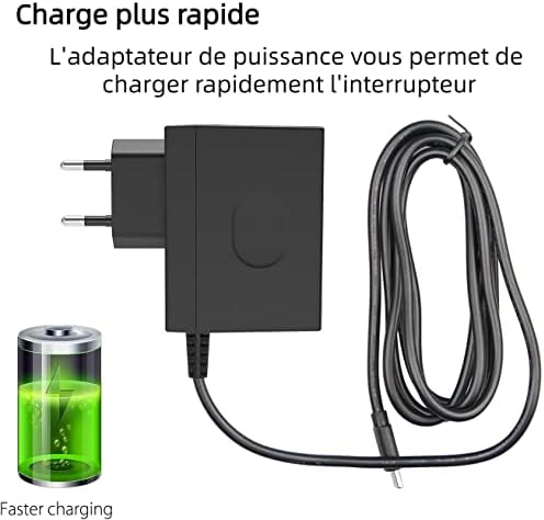 Vue 3 de Yccsky Chargeur Pour Nintendo