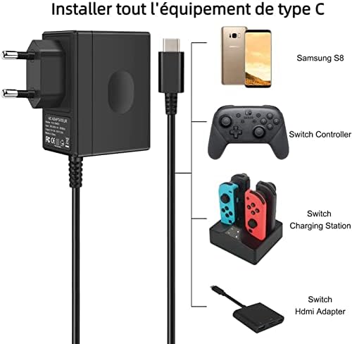 Vue 6 de Yccsky Chargeur Pour Nintendo