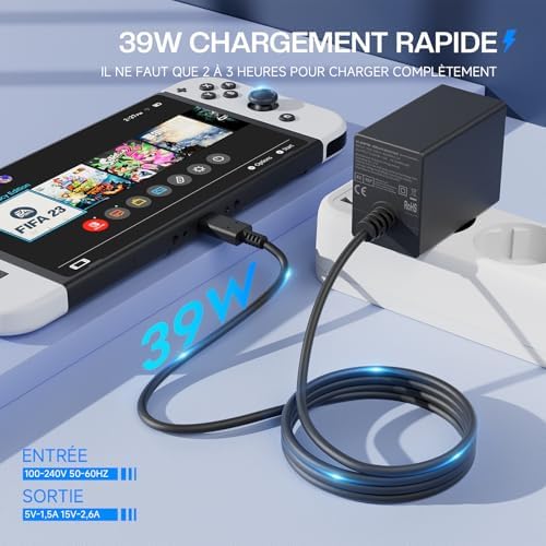 Vue 2 de Echtpower Adaptateur Secteur Pour