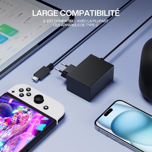 Vue 3 de Echtpower Adaptateur Secteur Pour